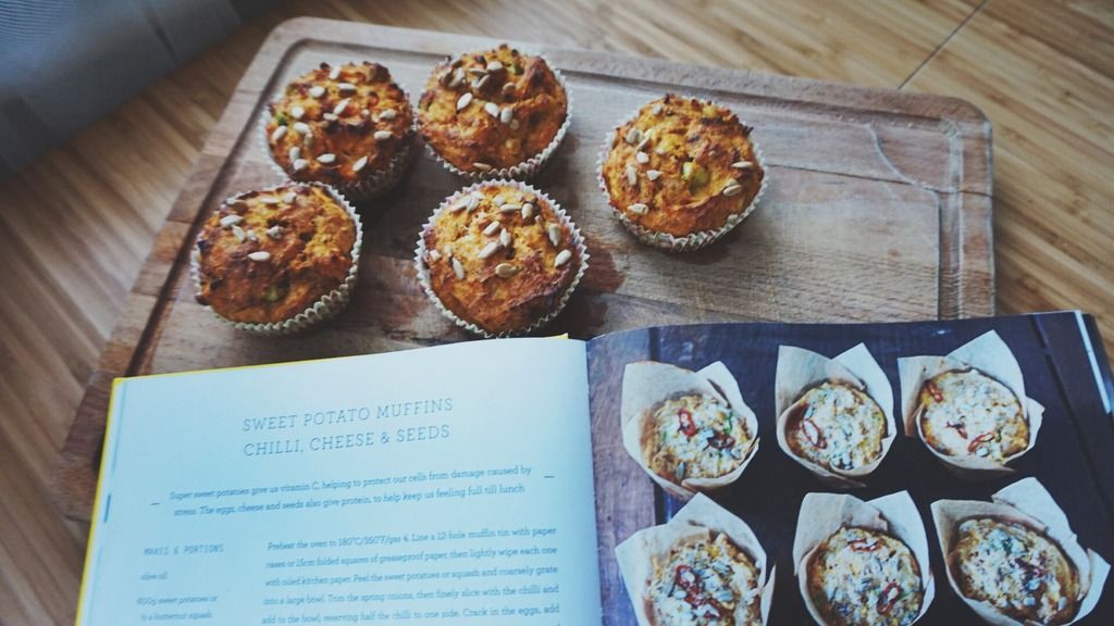 Jamie Oliver’s Cheesy Sweet Potato Muffins